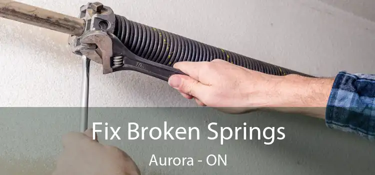  Fix Broken Springs Aurora - ON