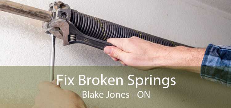 Fix Broken Springs Blake Jones - ON