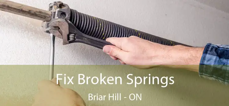  Fix Broken Springs Briar Hill - ON