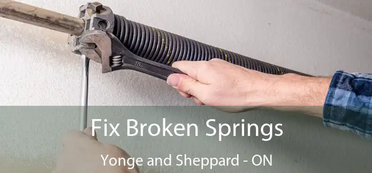  Fix Broken Springs Yonge and Sheppard - ON