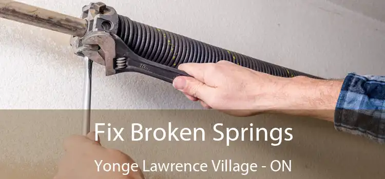  Fix Broken Springs Yonge Lawrence Village - ON