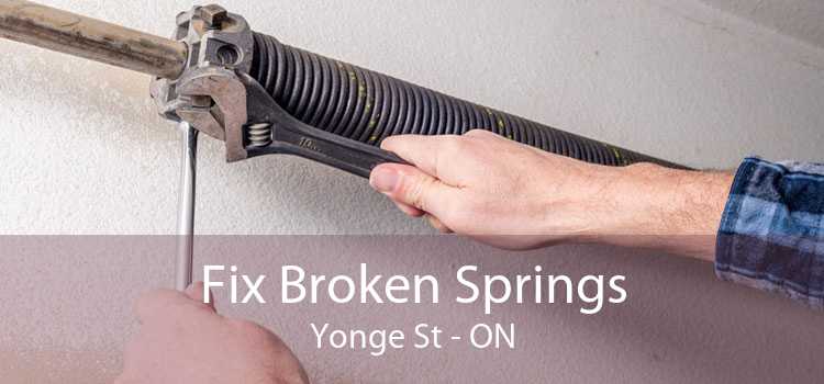Fix Broken Springs Yonge St - ON