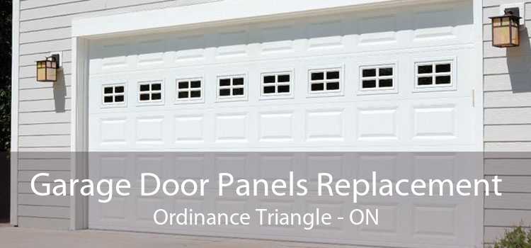 Garage Door Panels Replacement Ordinance Triangle - ON