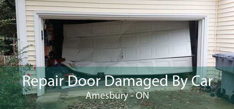 Repair Door Damaged By Car Amesbury - ON