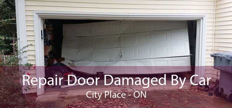 Repair Door Damaged By Car City Place - ON