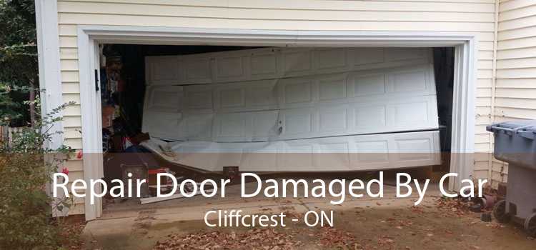 Repair Door Damaged By Car Cliffcrest - ON