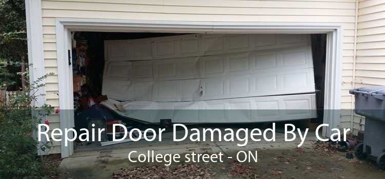 Repair Door Damaged By Car College street - ON