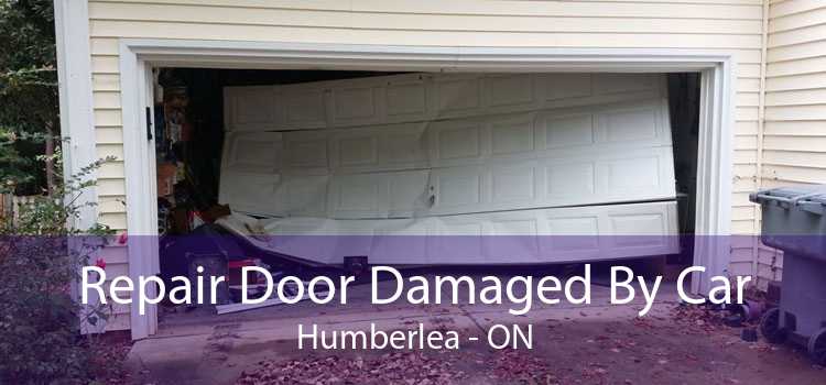Repair Door Damaged By Car Humberlea - ON
