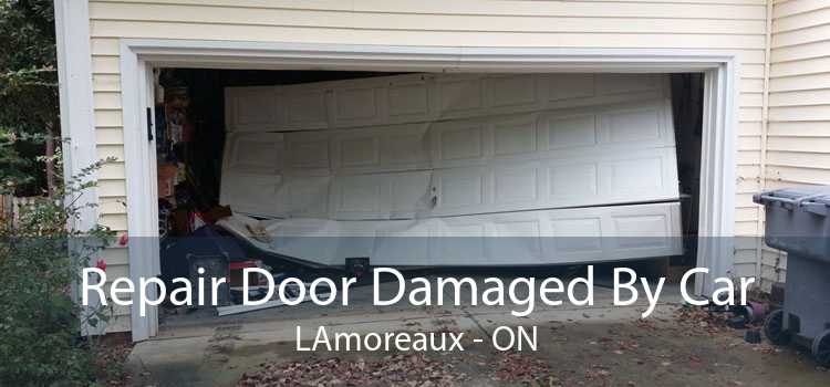 Repair Door Damaged By Car LAmoreaux - ON