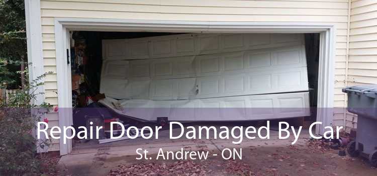 Repair Door Damaged By Car St. Andrew - ON