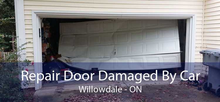 Repair Door Damaged By Car Willowdale - ON