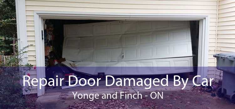 Repair Door Damaged By Car Yonge and Finch - ON