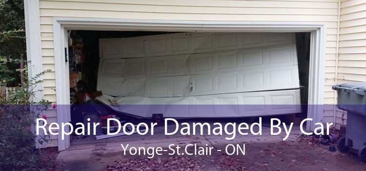 Repair Door Damaged By Car Yonge-St.Clair - ON