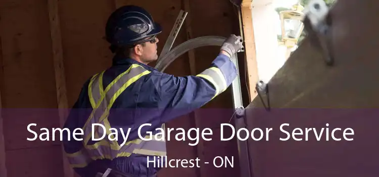  Same Day Garage Door Service Hillcrest - ON