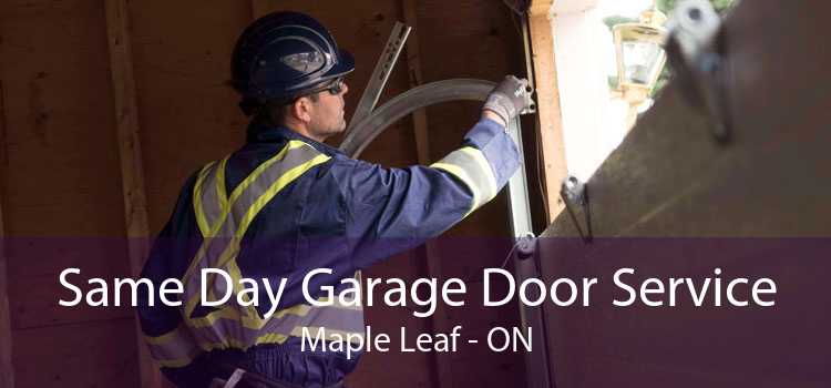 Same Day Garage Door Service Maple Leaf - ON