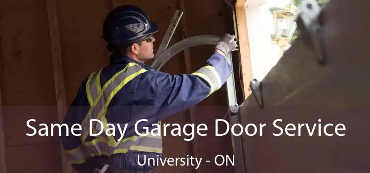  Same Day Garage Door Service University - ON