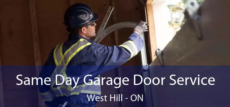  Same Day Garage Door Service West Hill - ON