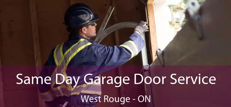  Same Day Garage Door Service West Rouge - ON